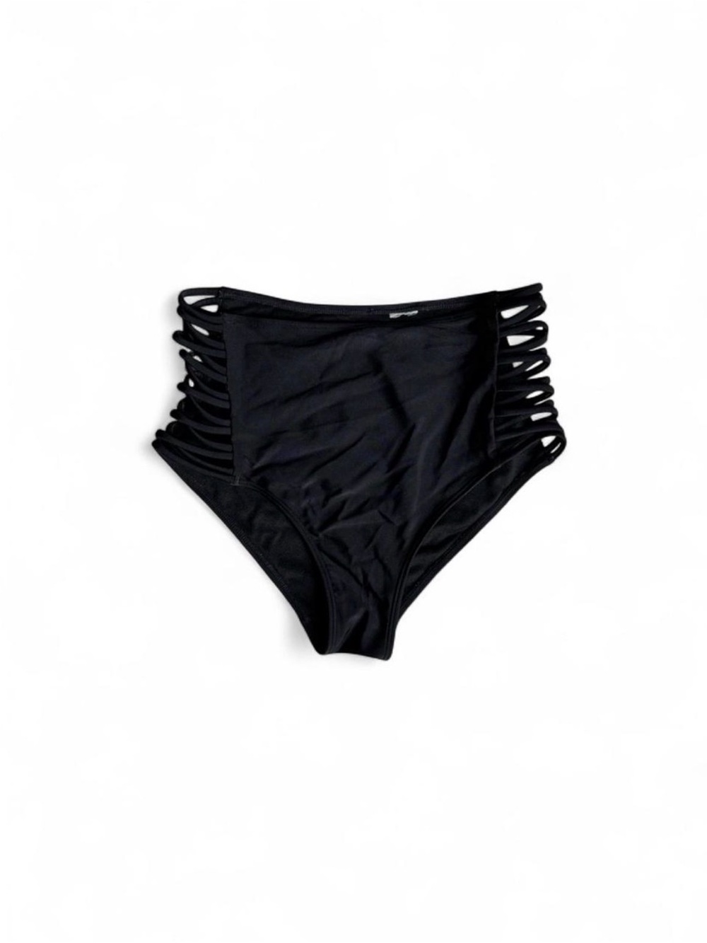 3 / $30 💘 y2k hollister black high-rise criss cross detail swimming bottoms